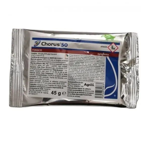 Ieftin Fungicid Chorus 50 WG, 45 grame
