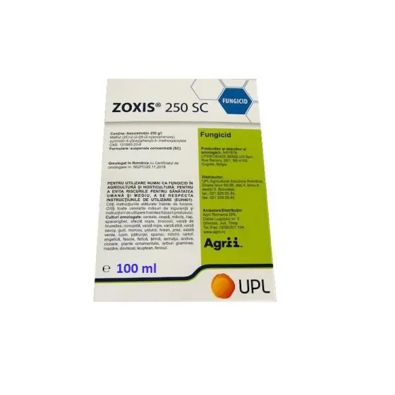 Fungicid sitemic Zoxis 250 SC, 100 ml Cel mai vândut