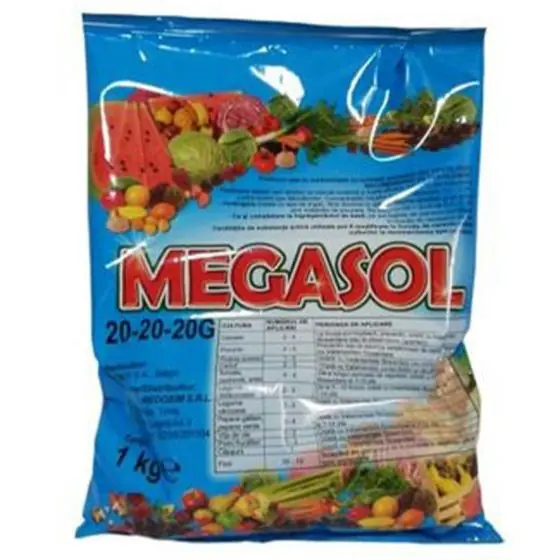 Ingrasamant Megasol 20-20-20, 1 kg Cel mai vândut