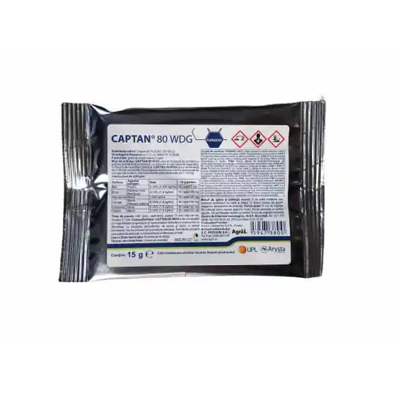 Fungicid Captan 80 WDG, 15 grame Promoție