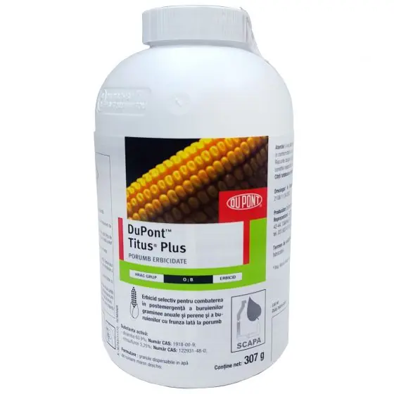 Lichidare de stoc Erbicid Titus Plus, 307 grame