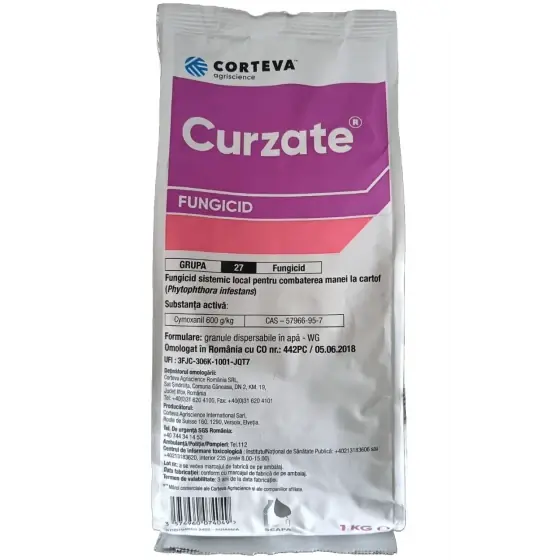Fungicid sistemic Curzate, 1 kg, combaterea manei la cartof Comandă acum