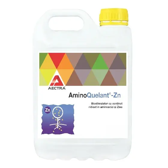 Plată sigură Biostimulator cu continut ridicat de zinc, Aminoquelant Zn, 1 l