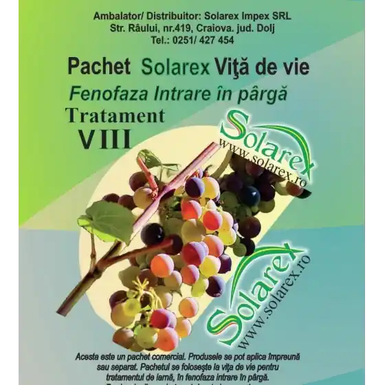 Preț redus Pachet Tratament VIII, vita de vie, Intrarea in parga, pentru 50 litri de apa