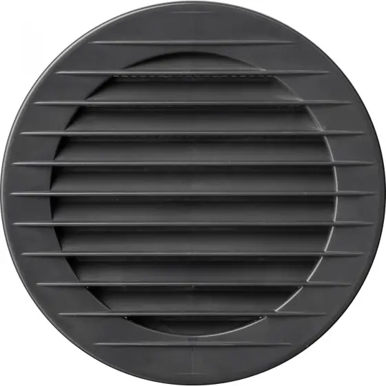 Preț redus Grilă aerisire rotundă KARRO, ø 70mm, grafit