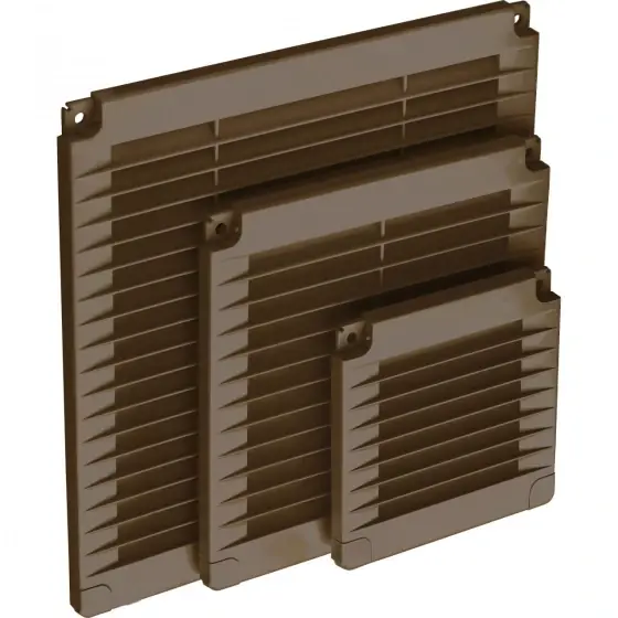 Comandă acum Grilă aerisire simplă KARRO, 200mmx200mm, Maro