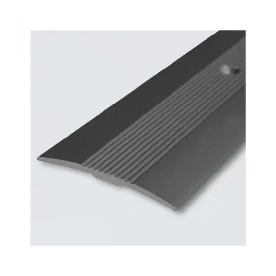 Retur ușor Profil de trecere din aluminiu 2829, antiderapant, 37,5mm, Grafit, 2,7m