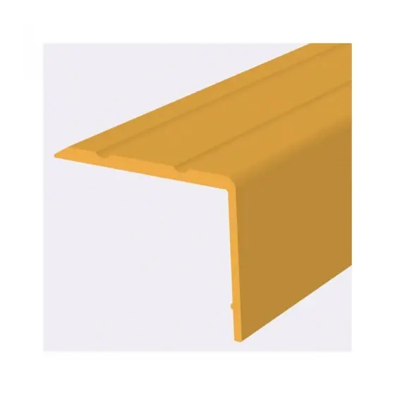Profil pentru treaptă 3971, din aluminiu, neperforat, Auriu, 2,7m Expediere rapidă