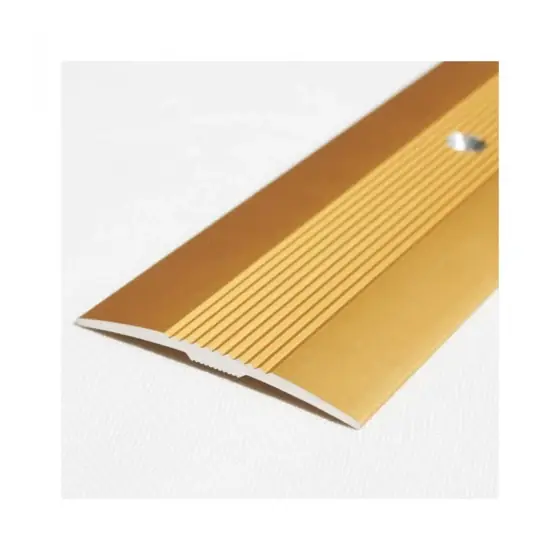 Premium Profil de trecere din aluminiu 2829, antiderapant, 37,5mm, Auriu, 2,7m