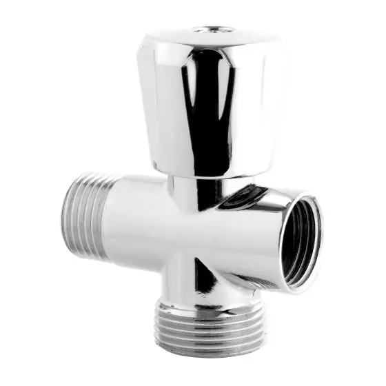 Robinet Coltar 3 Cai 1/2"-3/4"-1/2" Crom, Ferro Preț redus