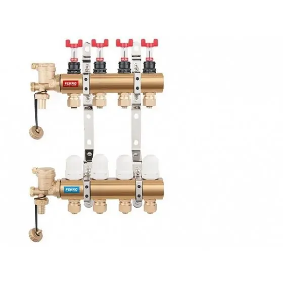 Dist. Alama Debitmetre 3 Cai Cu Rac. Tv Multistrat 16X1/2", Ferro Livrare rapidă