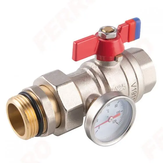 Robinet Bila Fluture F-Power Cu Olandeza Si Termometru Pn30 1", Ferro Comandă acum
