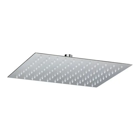 Premium Cap Dus Fix Patrat 300X300 Mm, Inox, Ferro