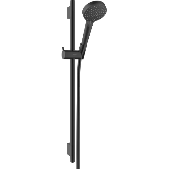 Chilipir Set Dus 2 Functii Bara 650Mm Negru Mat, Hansgrohe Vernis Blend