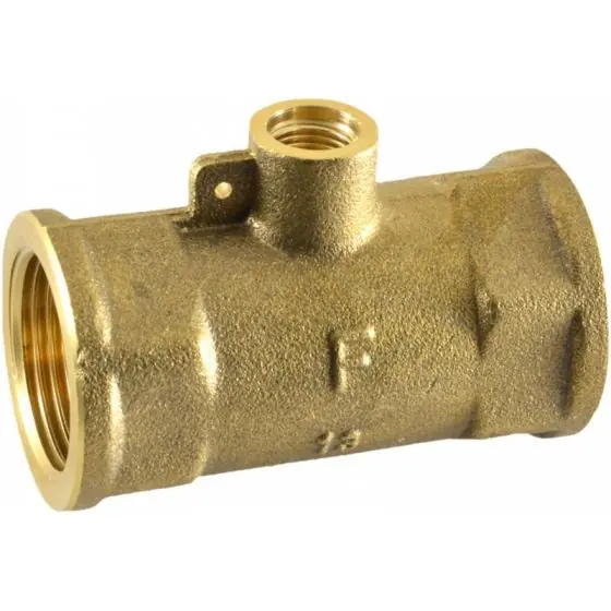 Expediere rapidă T Alama Redus Pt.Montaj Manometru 1/2"-1/4"-1/2", Ferro