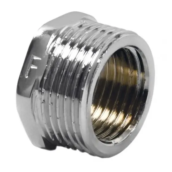 Cel mai vândut Reductie Alama 3/4"-1/2" Cromata, Ferro