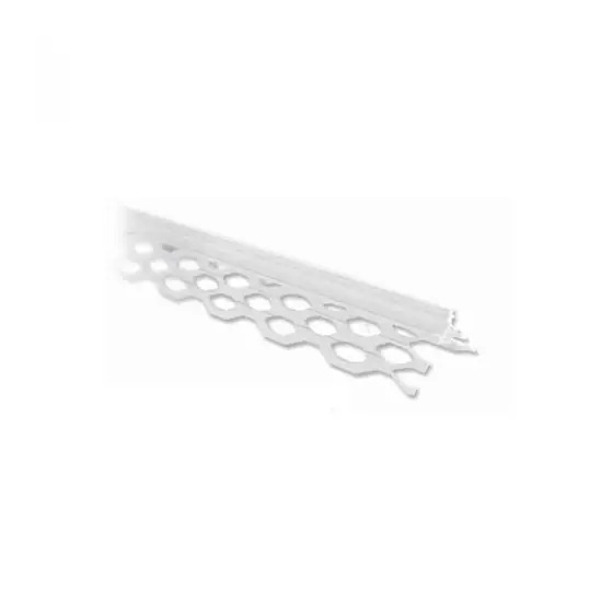 Profil din PVC pentru tencuială 6mm, 2,5m Plată securizată