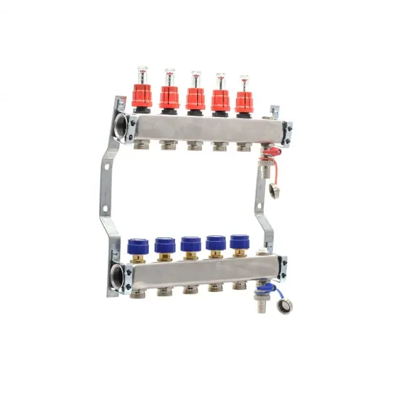 Reducere de preț Distribuitor Asamblat Inox Cu Debitmetre 2 Cai, Uniline Pro Resist