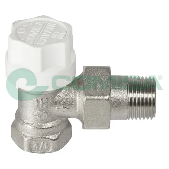 Robinet Radiator Termo Coltar 1/2", Comisa Retur ușor