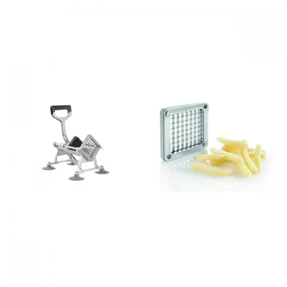Pachet Taietor cartofi prajiti 430x168x(H)290 mm plus Cutit 11 mm pentru aparat taiat cartofi 630402, Hendi, Inox Cumpără online