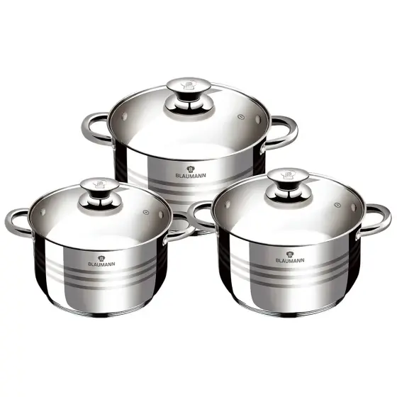 Reducere Set vase de gătit 6 piese, Gourmet Line - BL-3174
