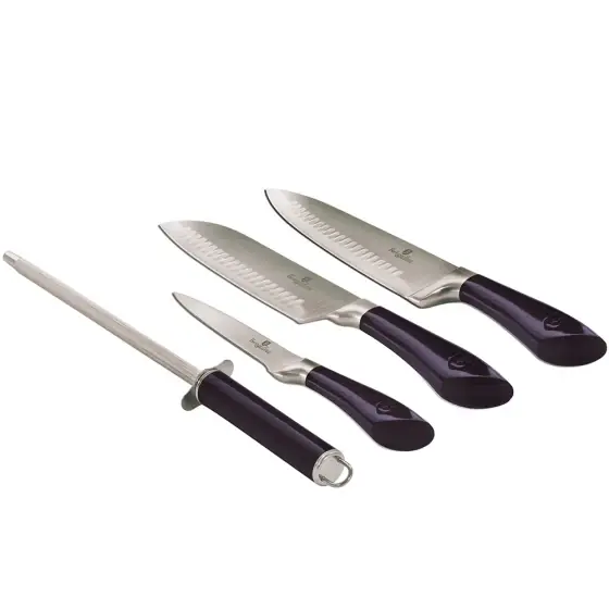 Livrare rapidă Set cuțite 4 piese, mov - BH/2496
