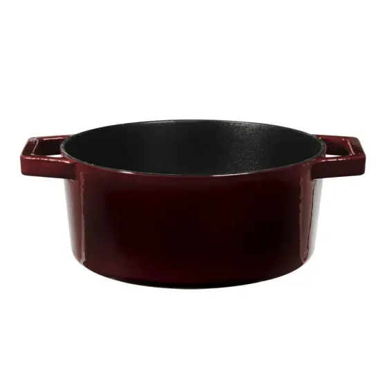 Reduceri Cratiță, 24 cm, fontă, burgundy - BH/6497