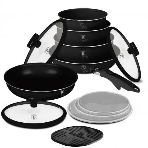 Set vase de gătit 12 piese, colecția Monaco - BH/8249 Chilipir