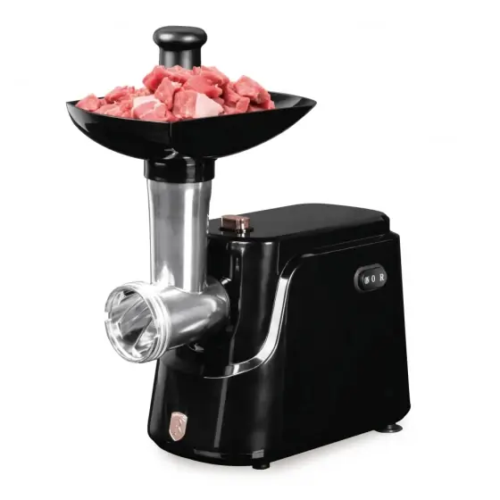 Mașină electrică de tocat carne, negru-rose gold - BH/9727 Plată securizată