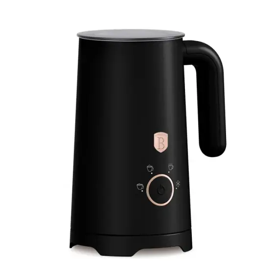 Spumator de lapte 4 în 1, negru-rose gold - BH/9790 Super ofertă