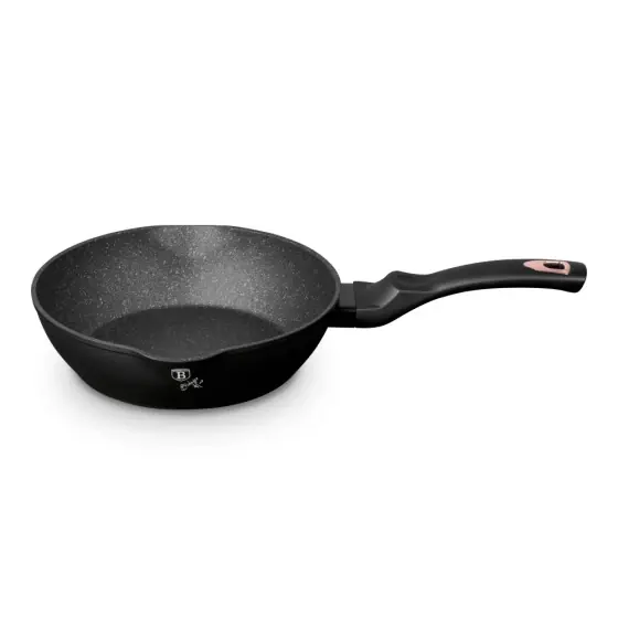 Tigaie adâncă cu 2 guri de scurgere, 24 cm, Black Rose Collection - BH/6184NPR Cel mai bun preț