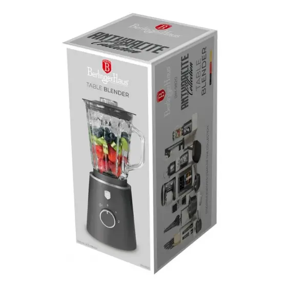 Blender de masă cu vas din STICLĂ 1,5 L, 1000 W, antracit mat - BH/9820 Disponibil imediat