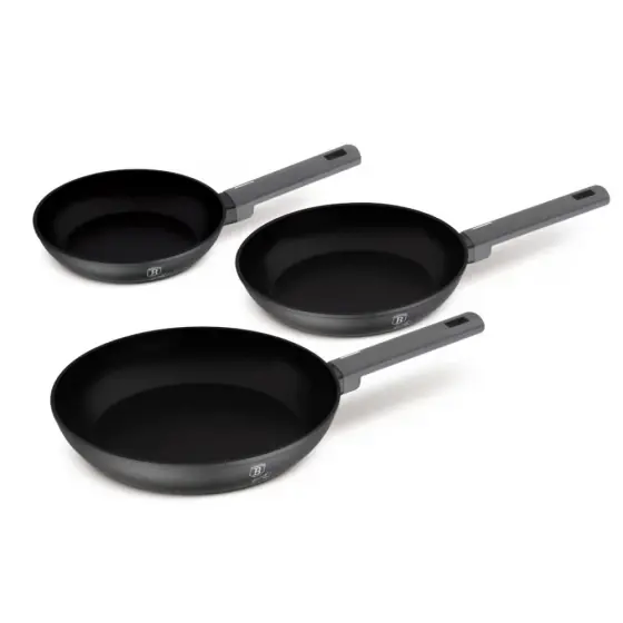 Premium Set 3 tigăi, Anthracite Collection - BH/8138A