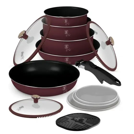 Set oale și tigăi 13 piese, colecția Leonardo Nordic - BH/8418 Mai ieftin