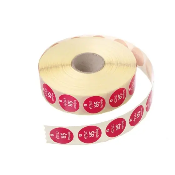 Stickere zilnice pt siguranta alimentelor - reutilizabile, HENDI, Miercuri, 1000 buc. rola, 1000 buc., 25x25mm RO - BG - EN Comandă acum