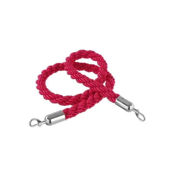 Reducere de preț Cordon de delimitare, rosu cu carlig argintiu lustruit, Hendi, lungime 150 cm