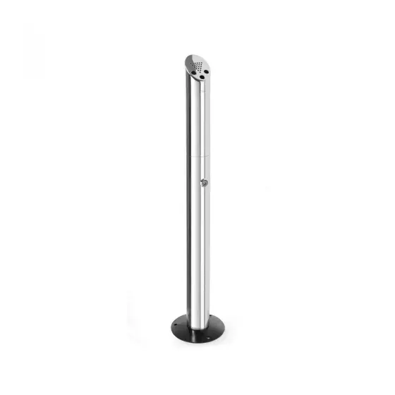 Disponibil imediat Scrumiera Hendi tip stalp, otel inoxidabil 18/8, 17x(H)92 cm