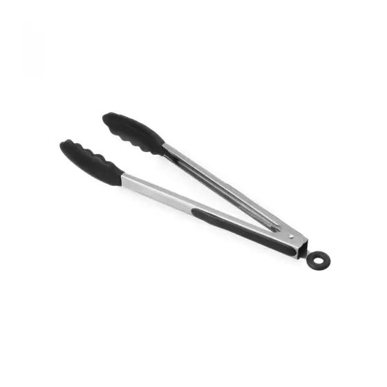 Livrare rapidă Cleste servire 30 cm, din inox cu varf din silicon rezistent la caldura, Hendi