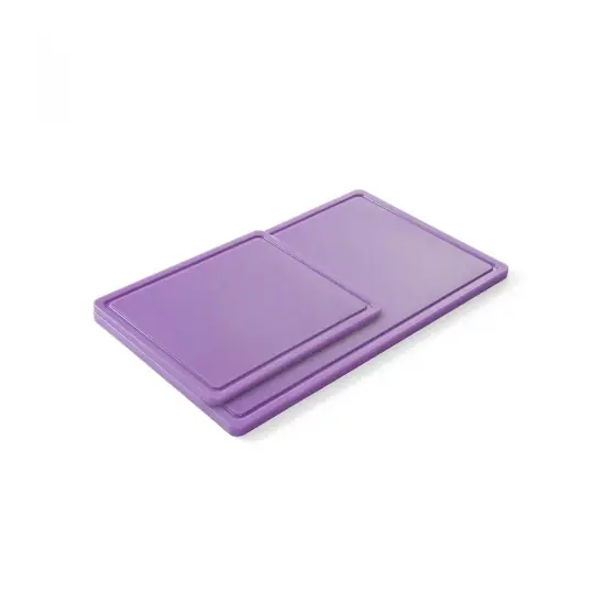 Tocator bucatarie GN 1/1, 530x325 mm, polipropilena HDPE, violet -pentru alimente ne-alergene, Hendi, respecta normele HACCP Retur gratuit