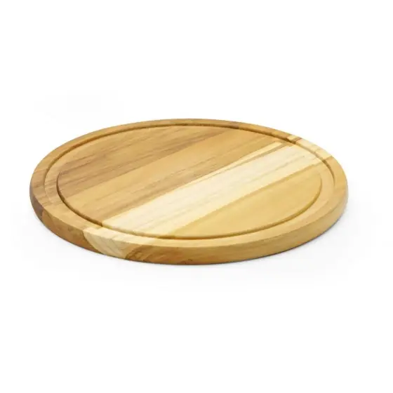 Tocator rotund din lemn de tec,Hendi, dreptunghiulara Churrasco, Tramontina, 260x(H)15mm Reducere de preț