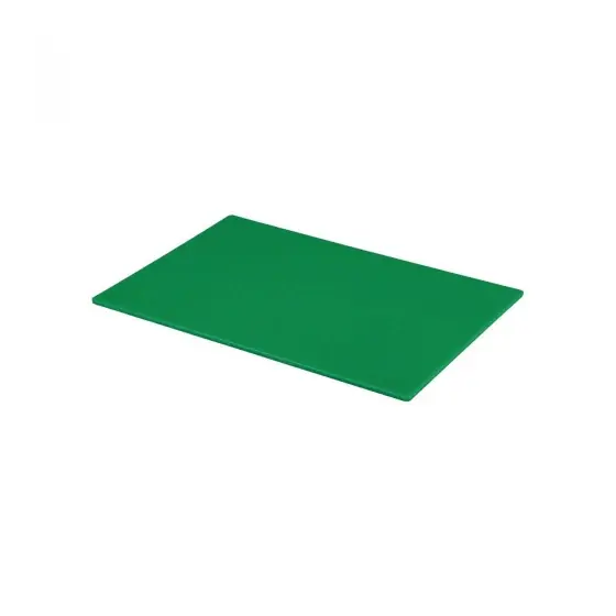 Tocator universal verde, 265x325x(H) 9 mm, Hendi, polietilena HDPE, ambele parti potrivite pentru taiere, potrivit si la uz profesional Ofertă limitată