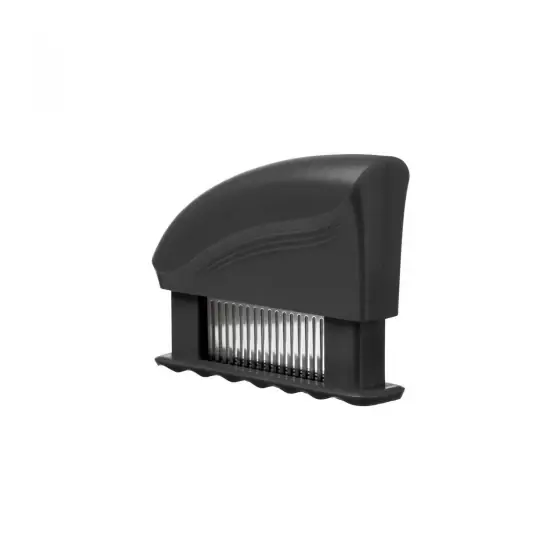 Ultima șansă Dispozitiv fragezire carne Hendi, cu 51 lame, otel inoxidabil 18/8, plastic ABS, Negru, 15x4.2x11.8 cm