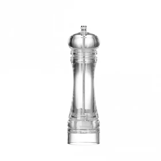 Preț promoțional Rasnita pentru sare Hendi, sticla acrilica transparenta,ø60x(H)215 mm