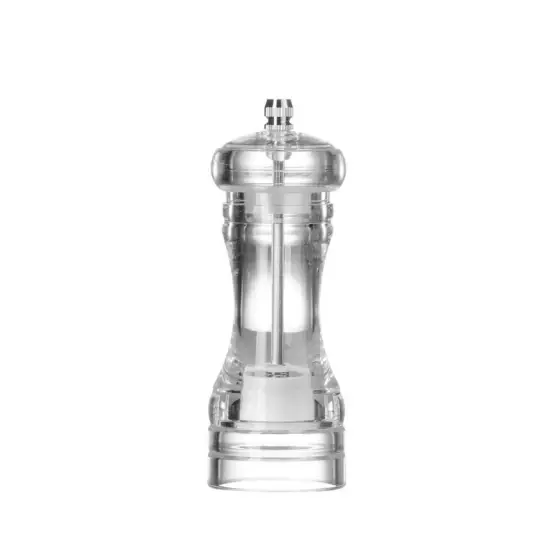 Rasnita pentru sare Hendi, sticla acrilica transparenta, ø50x(H)140 mm Mai ieftin