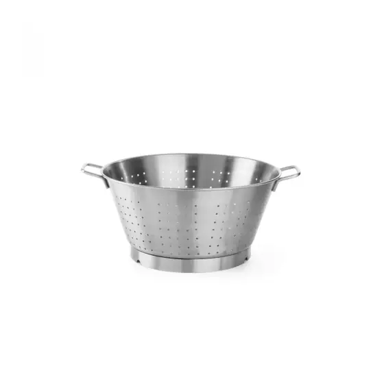 Colander inox cu 2 manere, Hendi, design solid 360x(H)200 mm Promoție