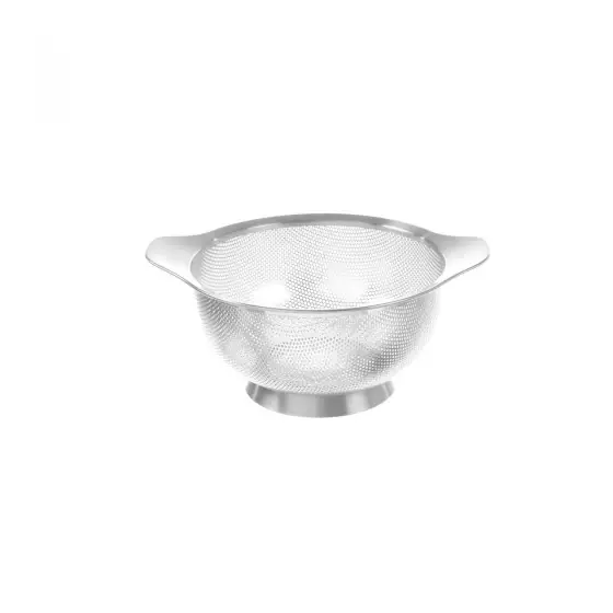 Strecuratoare cu manere si baza, perforata, inox, 260x(H)140 mm Hendi Lichidare de stoc