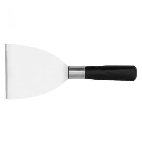 Expediere rapidă Spatula cu inel, pentru cofetarie, Hendi, otel inoxidabil,lungime lama 125 mm