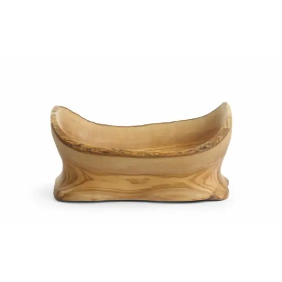 Bol decorativ din lemn de maslin, HENDI, 365x200x(H)290mm Super ofertă