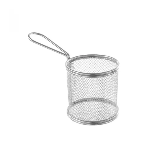 Super ofertă Cos servire tip mini-fry, pentru servire snacks , cartofi prajiti, inox, 90x(H)90 mm, Hendi