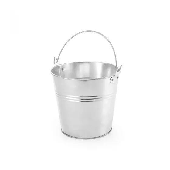 Reducere de preț Cos servire rustic, tip galeata, Hendi, otel galvanizat, 100x(H)90